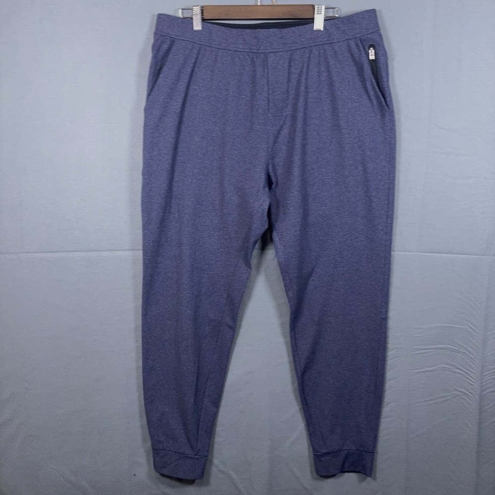 Public Rec Gamechanger Joggers Mens 38x30 Blue Performance Stretch - SIZE NOTE